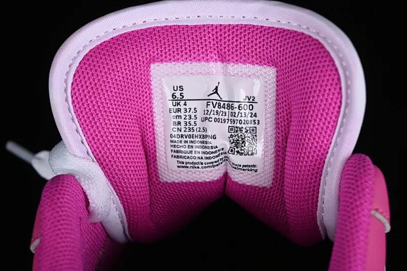 All categories Air Jordan Jordan series basketball shoes Air Jordan 1 Low Air Jordan 1 Low AJ1 Joe 1 rose red low-top cultural and leisure sports sneakers FV8486-600